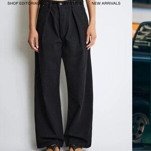 Roucha, Diana wide leg pleated denim, size AA,  EUC